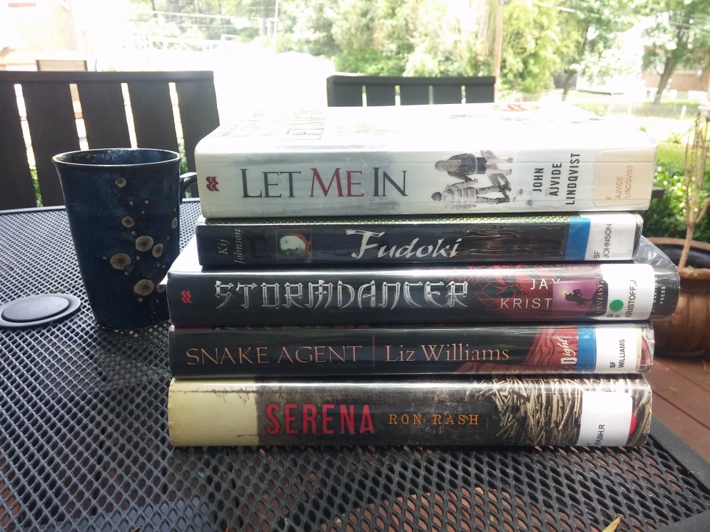 I went to the library today