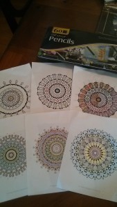 colored mandalas