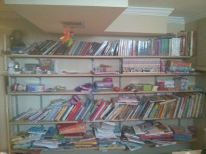 Children's shelves