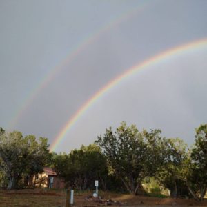 Rainbows over Casa Escondida