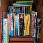 books in little free library, July 2019