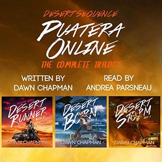 Covers of Desert Runner, Desert Born, and Desert Storm