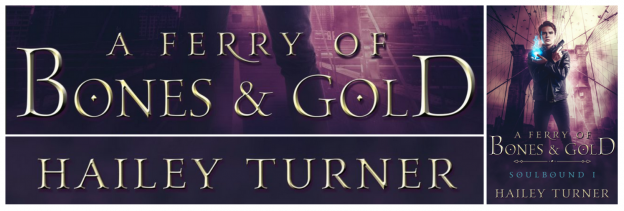 a ferry of bones and gold banner