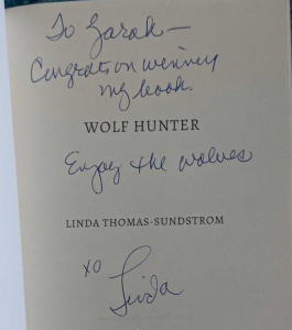 wolf hunter signed