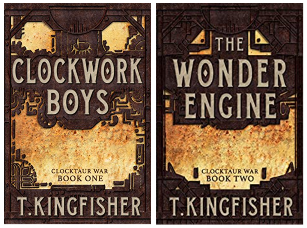 clocktaur war covers (clockwork boys & the wonder engine)