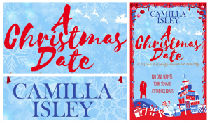 A Christmas date banner